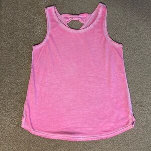 Girls pink SO summer tank top